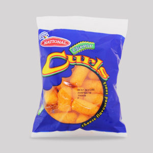 NATIONAL CHEESE CURLS small (bundle of 6)